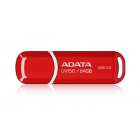 Флешка USB 3.0 64GB A-Data UV150 красная 90/40 МБ/сек